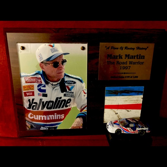 Mark Martin plaque - Picture 2 of 3